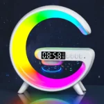 Wireless Charger Stand Pad RGB G Light Alarm Clock Speaker For iPhone 16 15 14 13 Samsung Xiaomi Mini Fast Charging Dock Station - Image 10