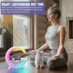 Wireless Charger Stand Pad RGB G Light Alarm Clock Speaker For iPhone 16 15 14 13 Samsung Xiaomi Mini Fast Charging Dock Station - Image 16