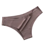 4PCS/Set Seamless Brazilian Panties Women's Sexy Lingerie Cool Ice Silk Low Waist Briefs Soft Solid Ultra-thin Bikini Underwear - Image 33