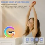 Wireless Charger Stand Pad RGB G Light Alarm Clock Speaker For iPhone 16 15 14 13 Samsung Xiaomi Mini Fast Charging Dock Station - Image 4