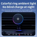 Ice Cooling Magnetic Wireless Car Charger Fast Charging Station for MagSafe iPhone 16 15 14 13 12 Pro Max Car Phone Holder Stand - Image 5