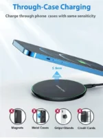Wireless Charger Mobile Phone Chargers Pad Stand For iPhone 16 15 14 13 12 11 Pro Max Samsung Xiaomi Fast Charging Dock Station - Image 18