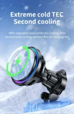 Ice Cooling Magnetic Wireless Car Charger Fast Charging Station for MagSafe iPhone 16 15 14 13 12 Pro Max Car Phone Holder Stand - Image 14