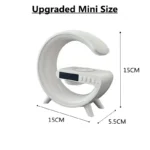 Wireless Charger Stand Pad RGB G Light Alarm Clock Speaker For iPhone 16 15 14 13 Samsung Xiaomi Mini Fast Charging Dock Station - Image 13