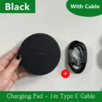 Wireless Charger Mobile Phone Chargers Pad Stand For iPhone 16 15 14 13 12 11 Pro Max Samsung Xiaomi Fast Charging Dock Station - Image 14