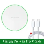 Wireless Charger Mobile Phone Chargers Pad Stand For iPhone 16 15 14 13 12 11 Pro Max Samsung Xiaomi Fast Charging Dock Station - Image 10