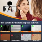 Magnetic Suction Cup Phone Mount for Magsafe 360° Adjustable Magnetic Car Phone Holder Pocket Size Foldable Car Mount - Image 15