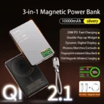 QI 2.1 Magnetic Powerbank Wireless Fast Charing Spare Portable External Battery for iPhone 12-17 Pro Watch Airpods 5000/10000mAh - Image 8