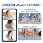 Foreverlily 26W Neck And Shoulder Massager Wireless Shoulder And Back Kneading Massage Shawl Trapezius Neck Cervical masajeador - Image 37