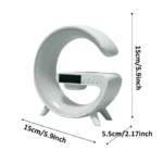 Universally Multi Functional Wireless Speaker with RGB Night Light Alarm Clock For iPhone  Samsung Xiaomi Charging Station - Image 10
