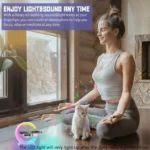 Universally Multi Functional Wireless Speaker with RGB Night Light Alarm Clock For iPhone  Samsung Xiaomi Charging Station - Image 14