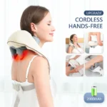 Foreverlily 26W Neck And Shoulder Massager Wireless Shoulder And Back Kneading Massage Shawl Trapezius Neck Cervical masajeador - Image 44