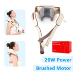 Foreverlily 26W Neck And Shoulder Massager Wireless Shoulder And Back Kneading Massage Shawl Trapezius Neck Cervical masajeador - Image 12