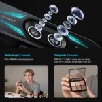 4K Webcam 1080P 60fps Web Camera EMEET C60E 4K Binocular USB Camera With RGB Light for Streaming/Gamer Video Camera for Computer - Image 3