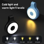 Portable Magnetic Phone Video Light 3 Color Temperature LED Fill Light with Clip for Vlog Live Stream Photography - Image 4