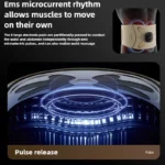 Waist protection belt EMS pulse full combustion waist and abdomen massage micro current hot compress exercise sweating massager - Image 4